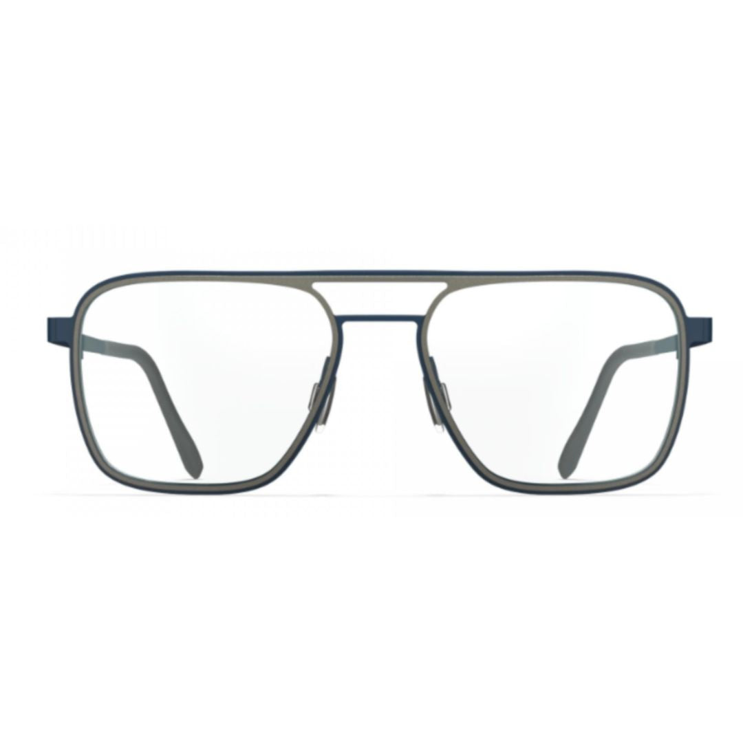 Bf868 Ventura Rectangular Titanium Beta Sunglasses with Double Bridge Design