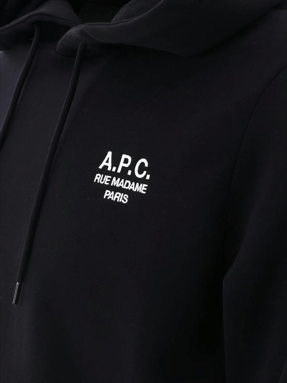 Black Hoodie with Drawstring