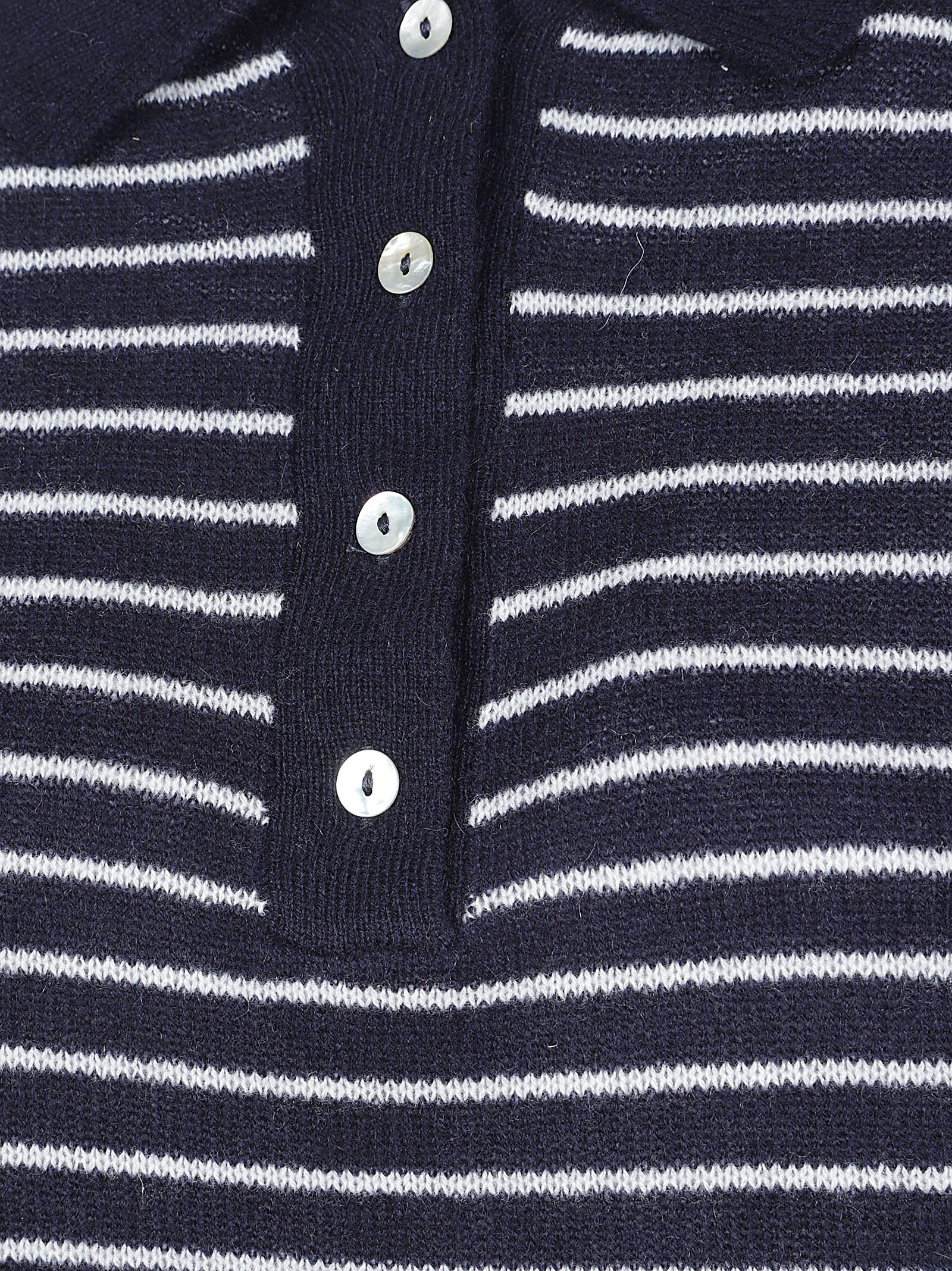 Cropped Knit Polo Top