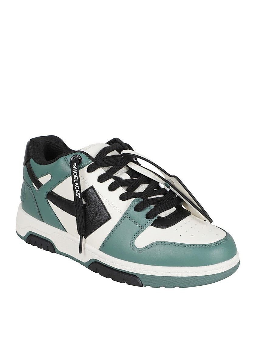 Low-Top Sneakers With Textured Panels And Distinctive Accents