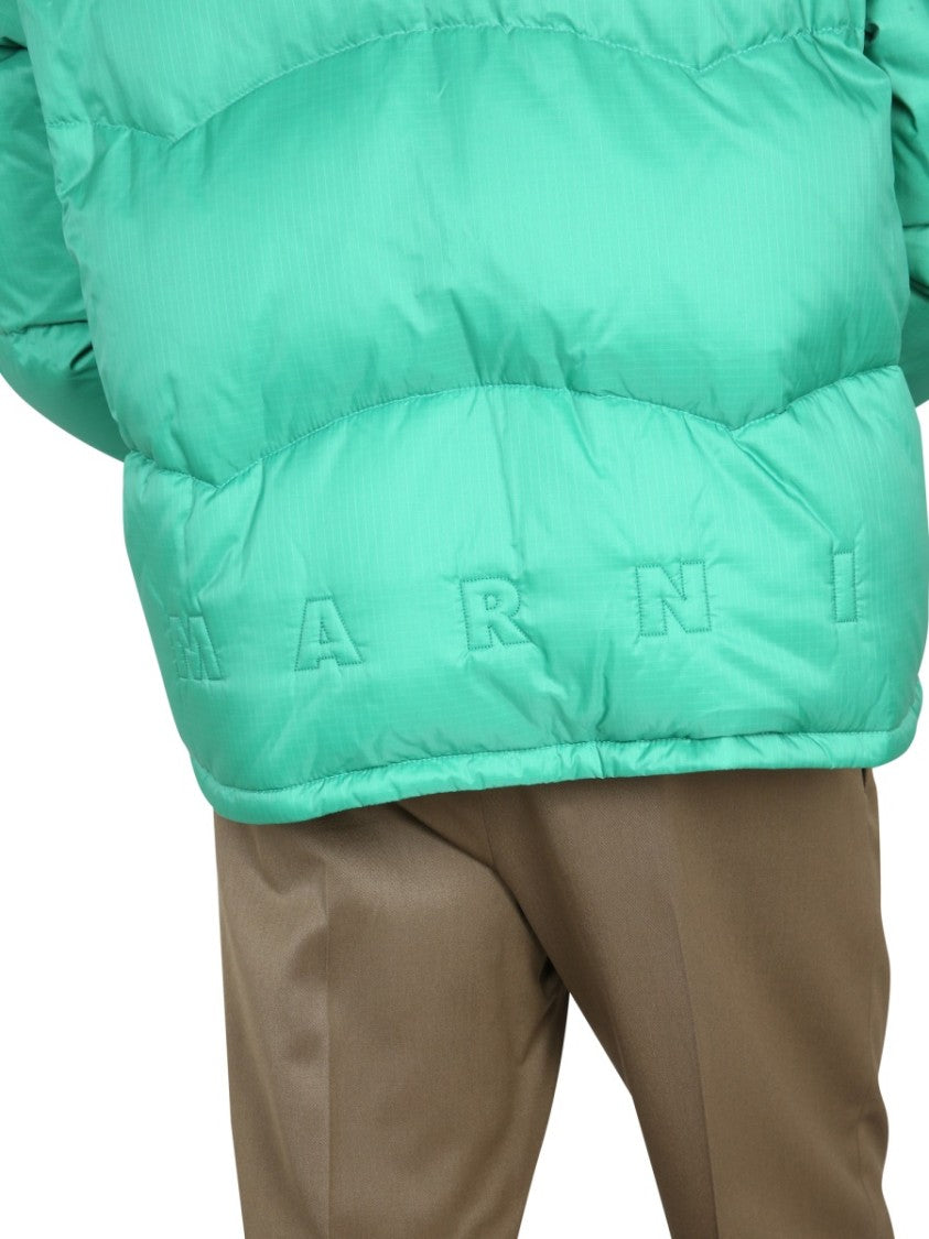 Color-Block Down Jacket