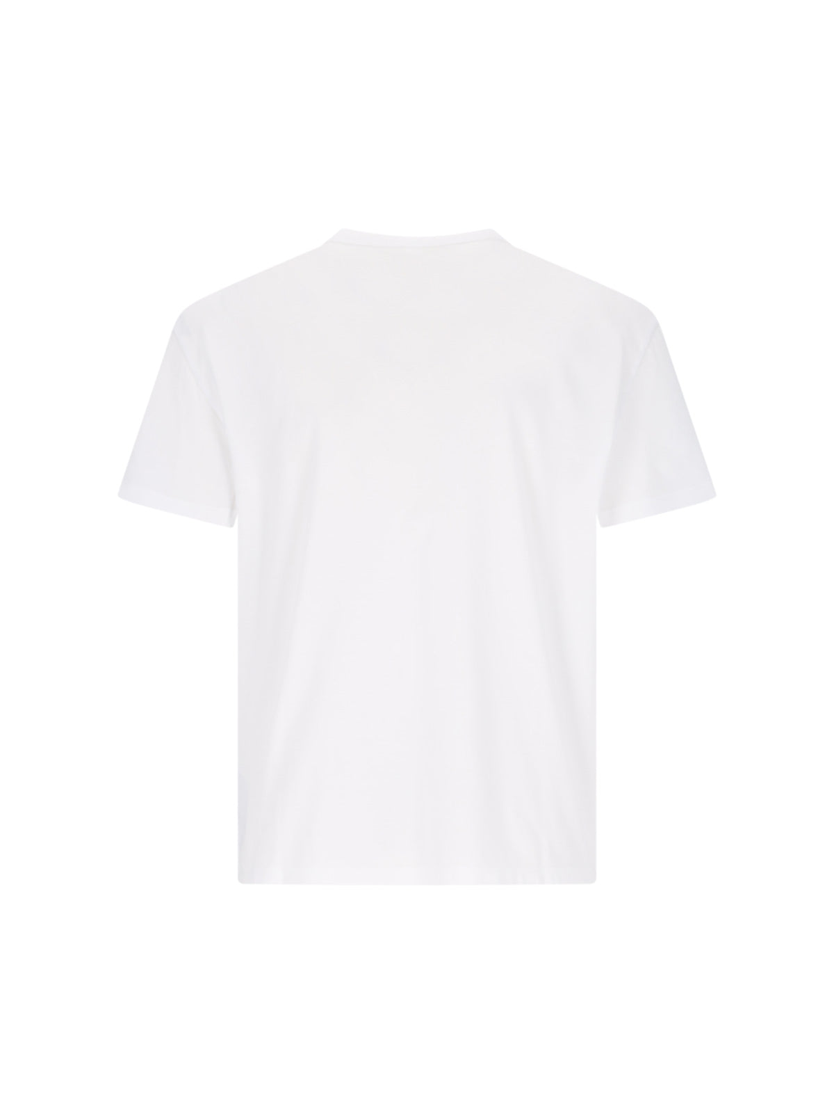 "Distorted Logo" T-Shirt, In White Cotton