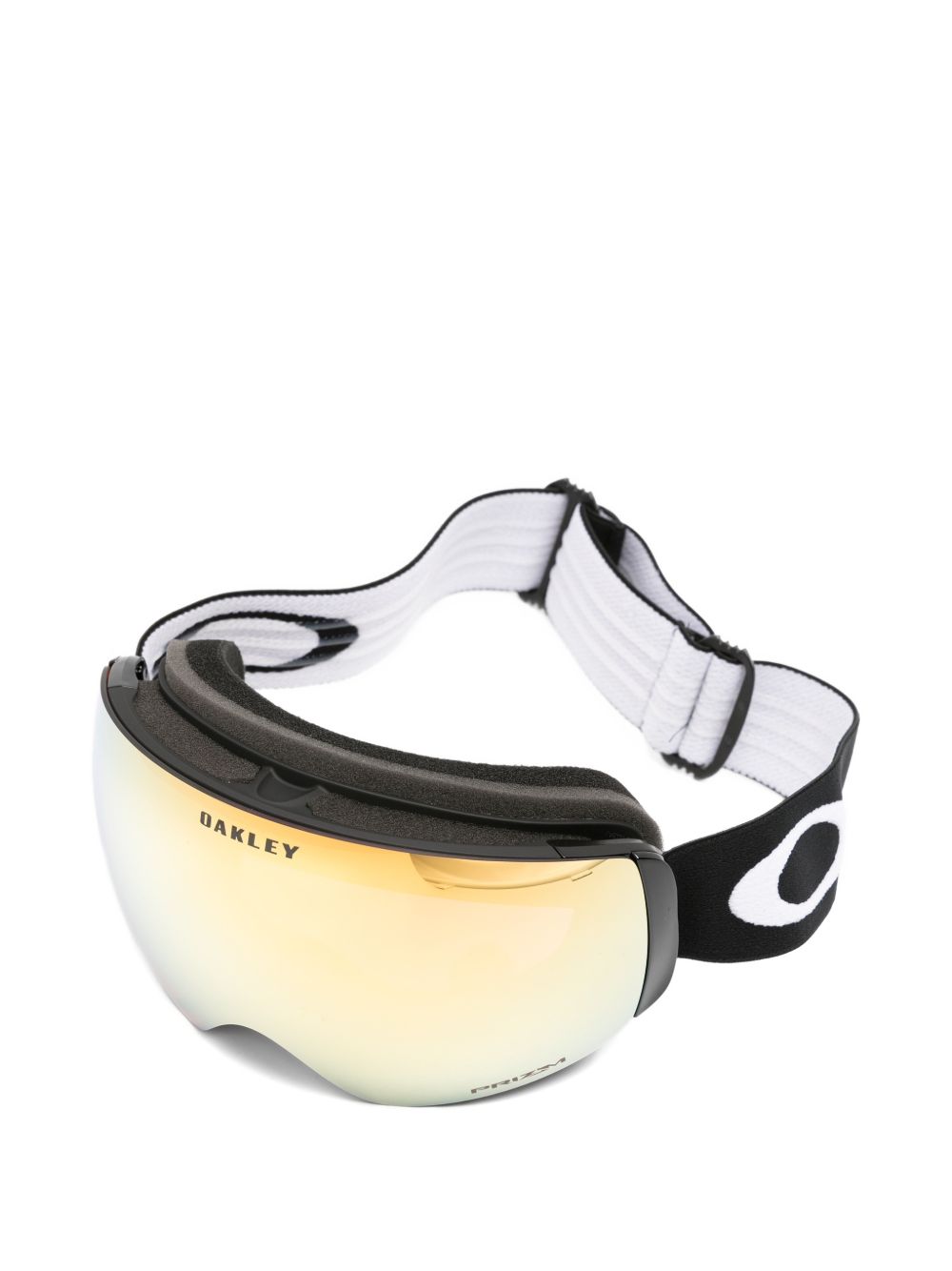 Curved Golden Mirrored Sunglasses
