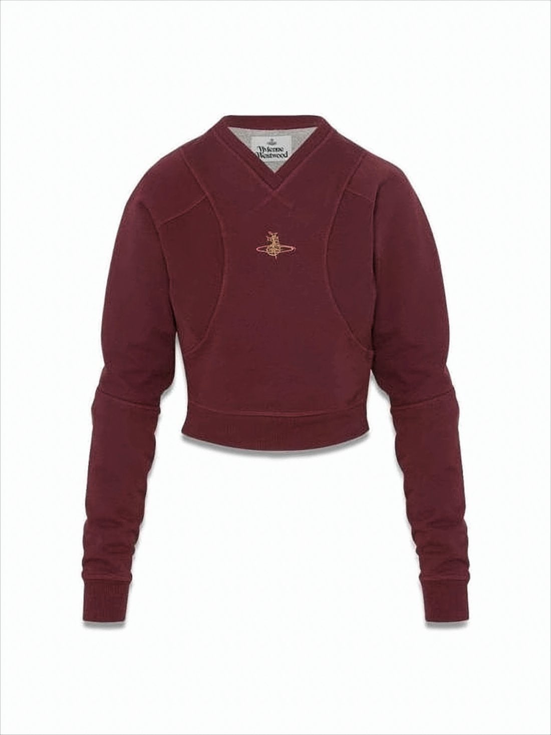 Cropped Long-Sleeve Top