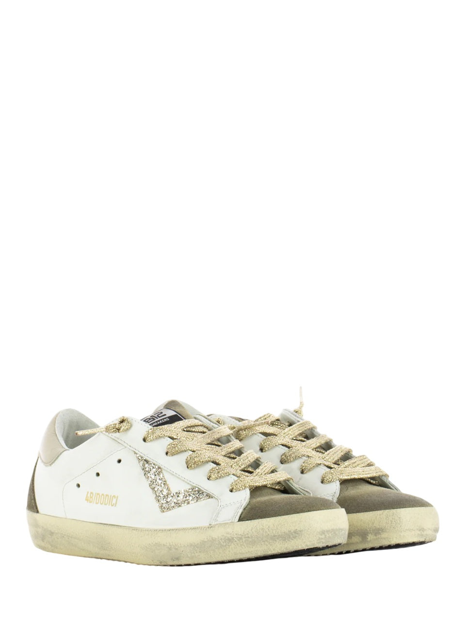 Low-Top Sneakers With Suede Overlays