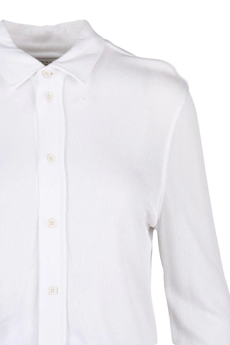 Long Shirt Viscose - White