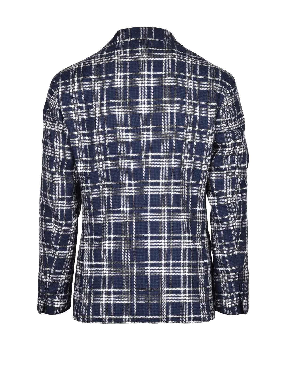 Rounded Blazer Jacket - Blue