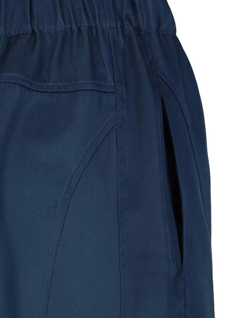 High-Waisted Silk Blend Athletic Pants With Drawstring Closure