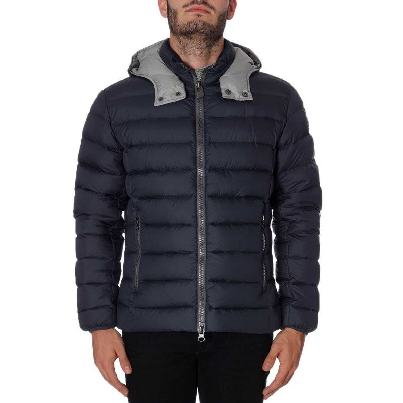 Detachable Hooded Winter Jacket with Feather Padding