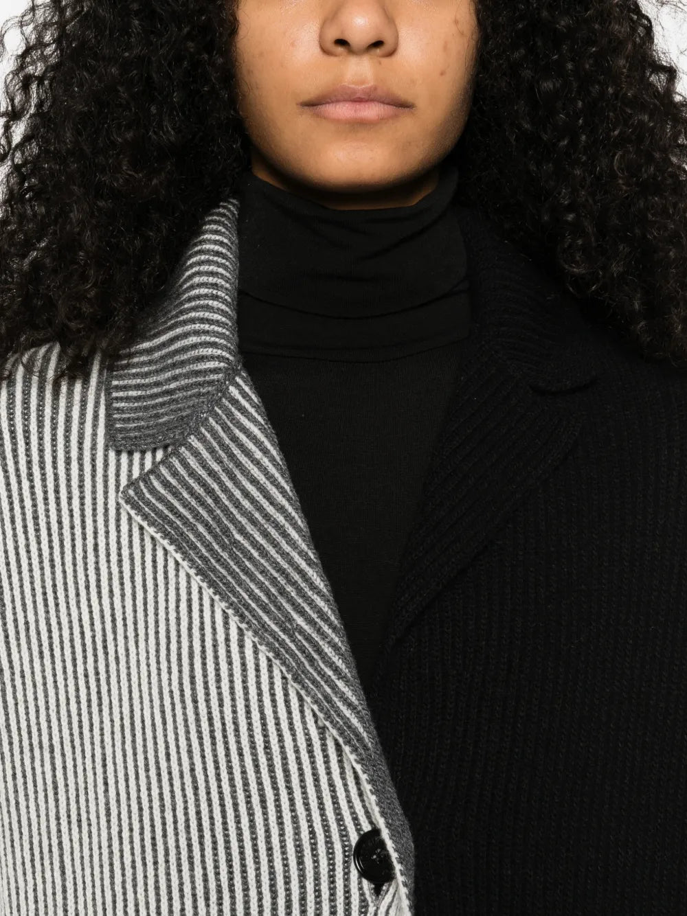 Structured Minimalist Outerwear Coat