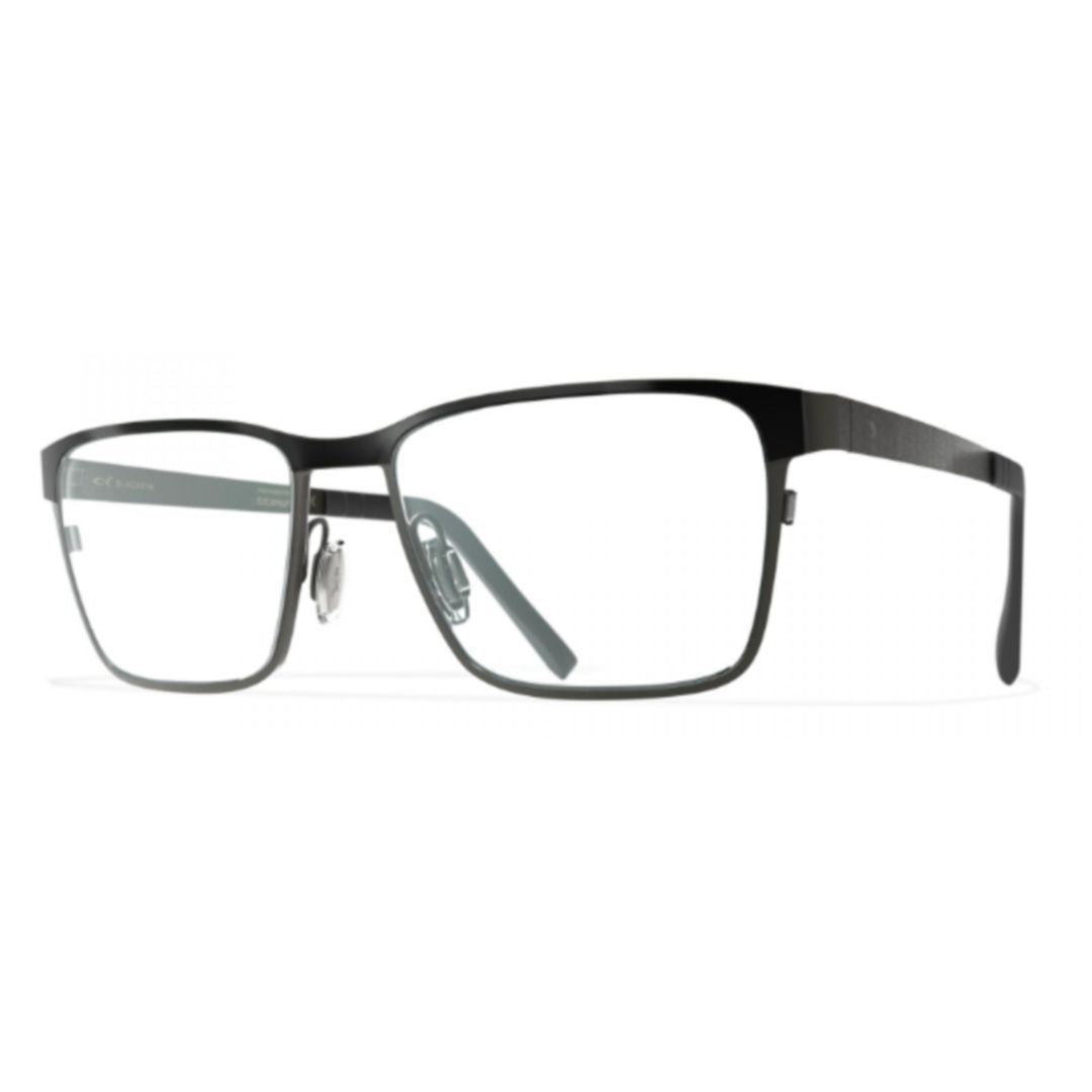 Bf961 Waterford Rectangular Black Eyeglasses with Beta Titanium Frame