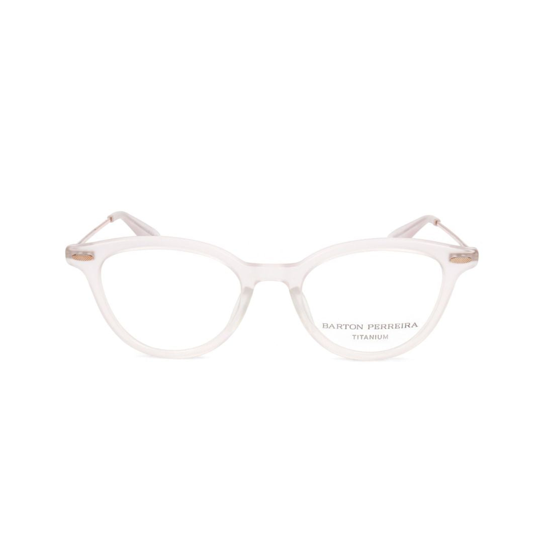 Bp5060 471jx Translucent Cat-Eye Eyeglasses with Metallic Temples