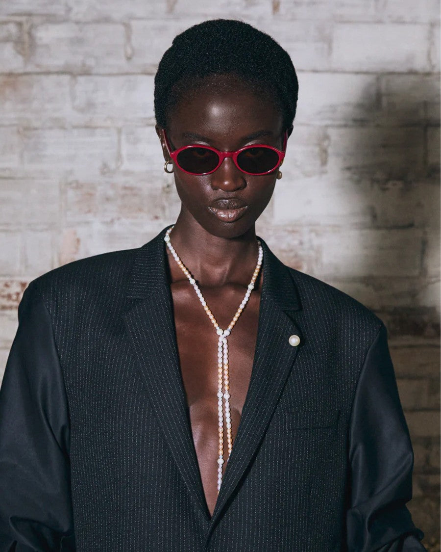 Bordeaux Red It’S A Girl Sun Sunglasses