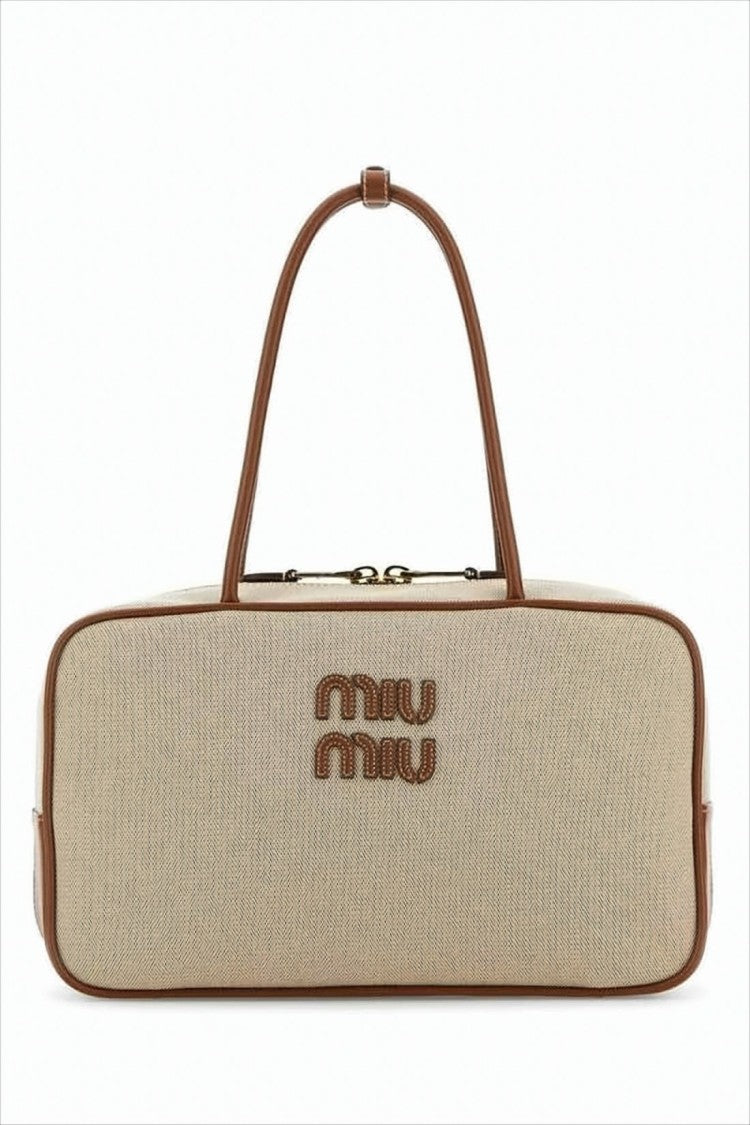 Textured Cotton Tote Bag