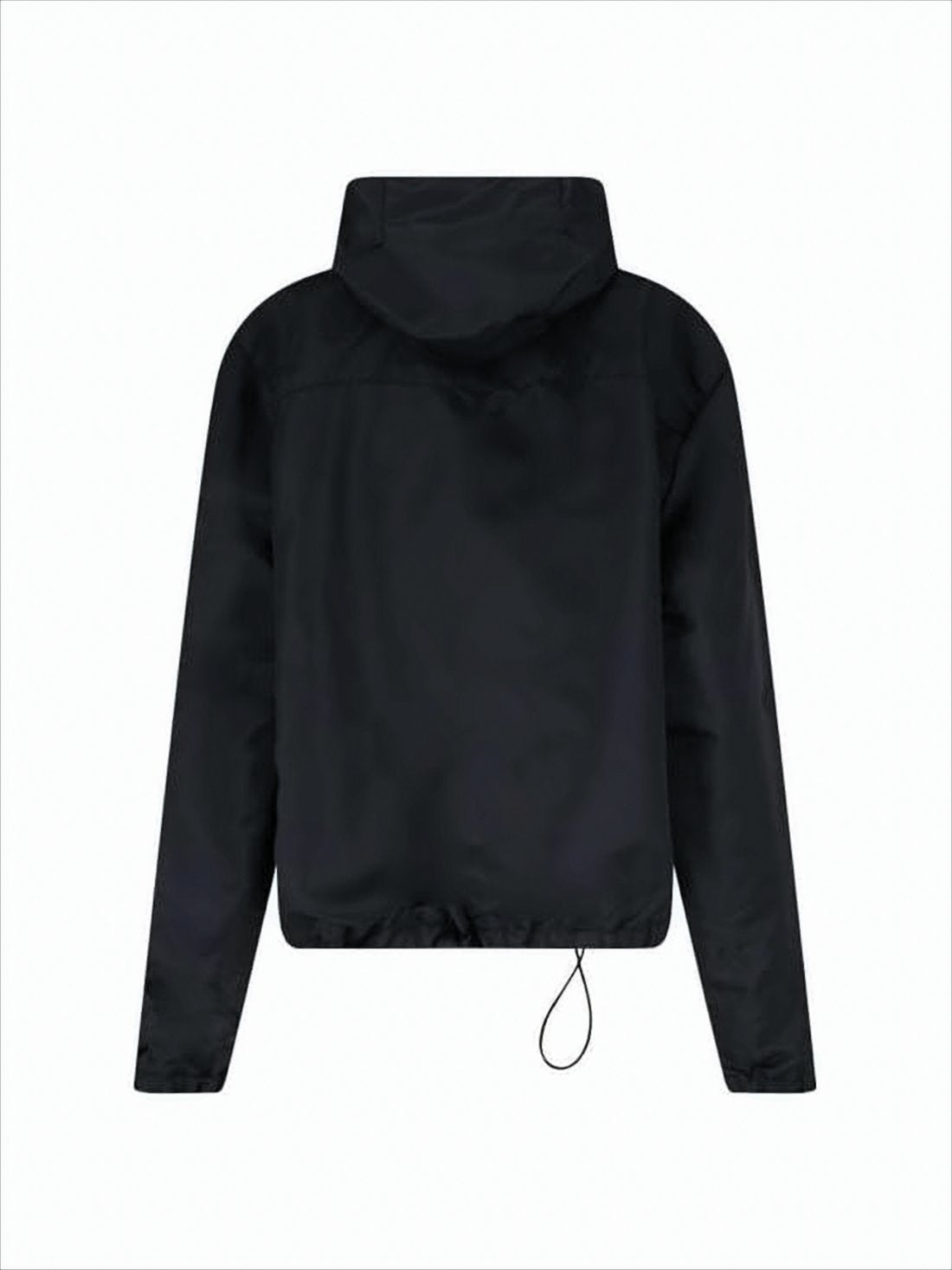 Black High-Collar Casual Jacket