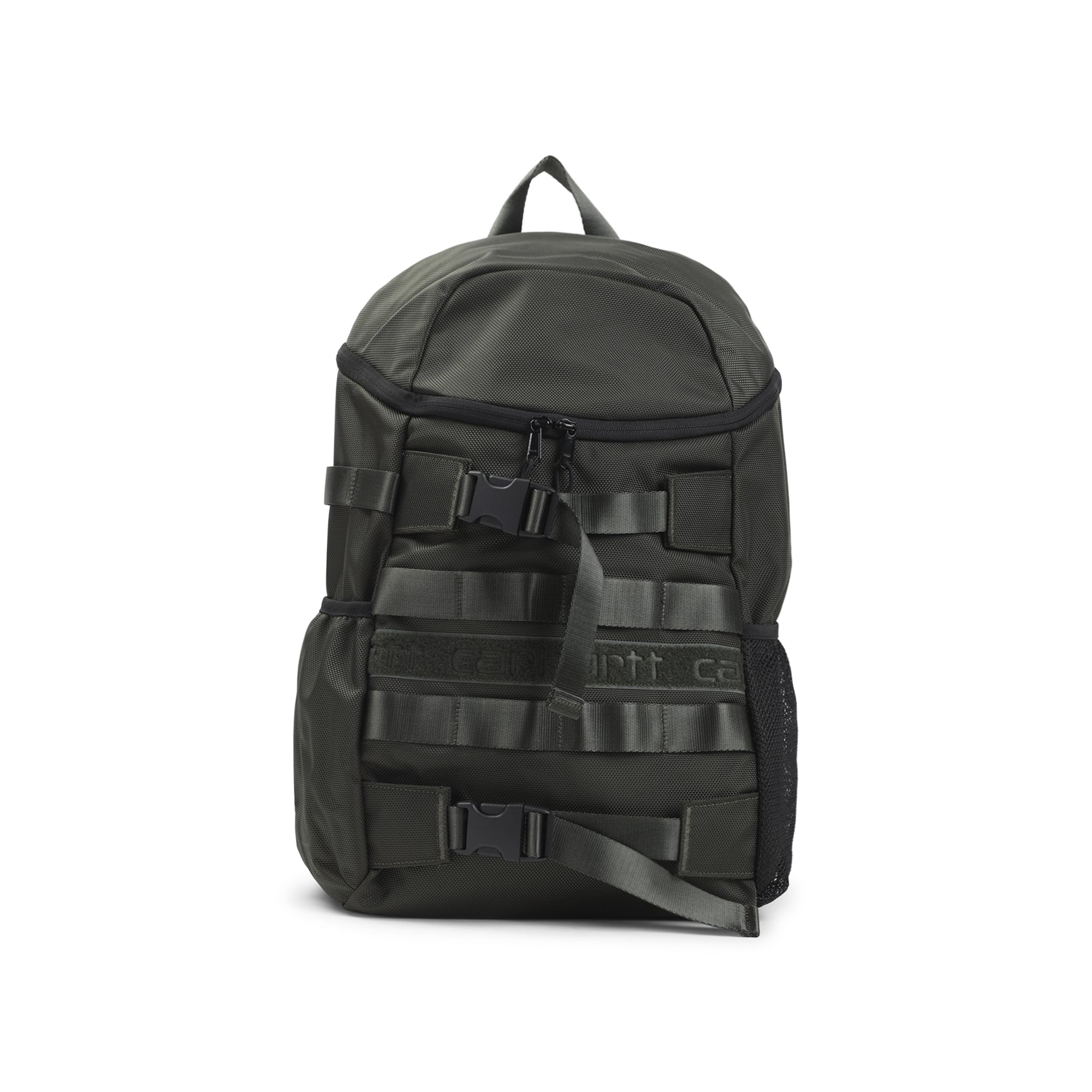 Utility-Designed Green Nylon Backpack for Everyday Adventures
