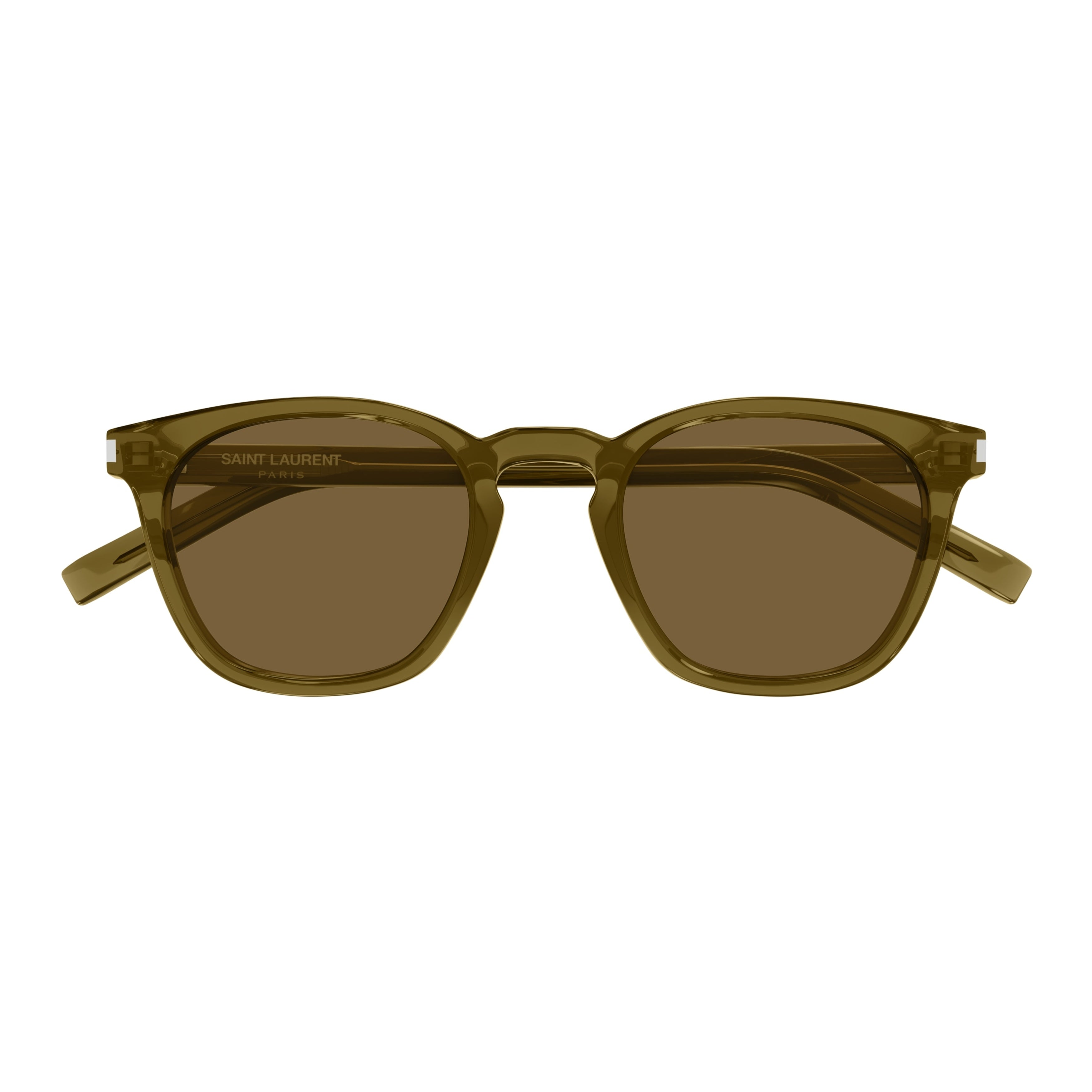 Sl 28 Translucent Olive Green Acetate Sunglasses