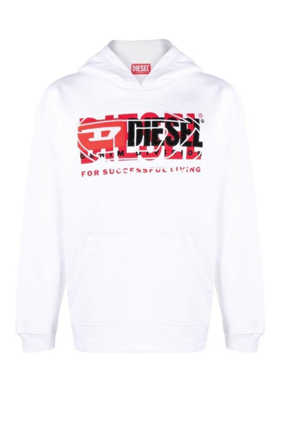 Graphic Hoodie In White