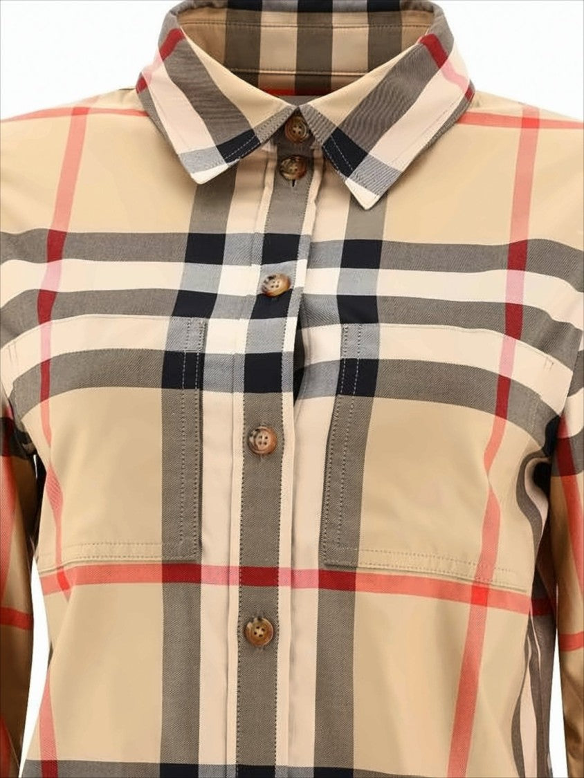 Classic Check Pattern Cotton Shirt