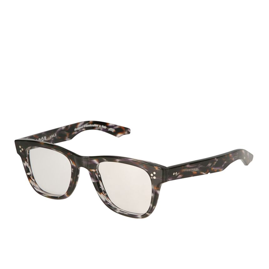 Voyager 23 Classic Rectangular Tortoiseshell Sunglasses with Silver Accents