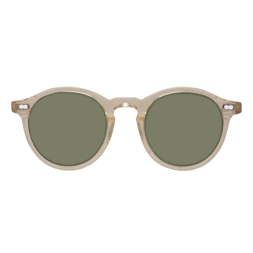 Or-Mil-S Miltzen Sun Translucent Acetate Round Frame Sunglasses