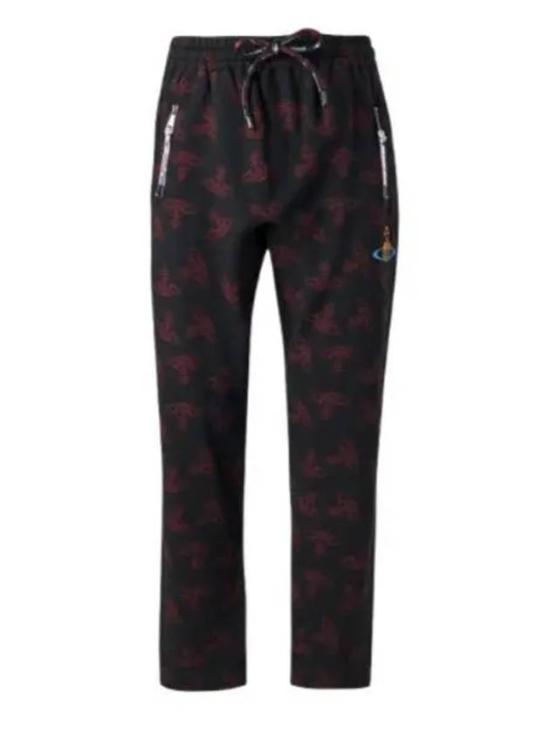 Relaxed Fit Black Jogger Pants with Adjustable Waistband