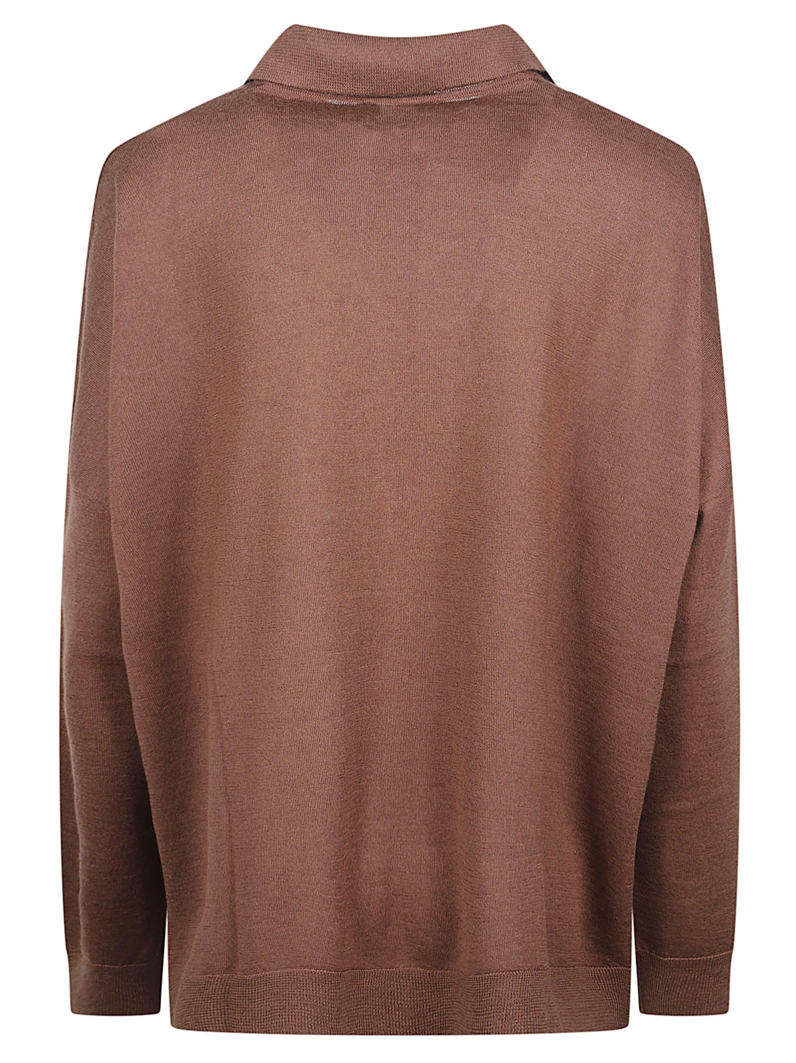Brown Button-Up Shirt