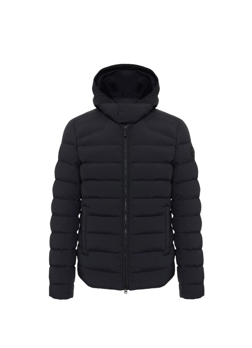 Puffer Jacket With Chest Panel