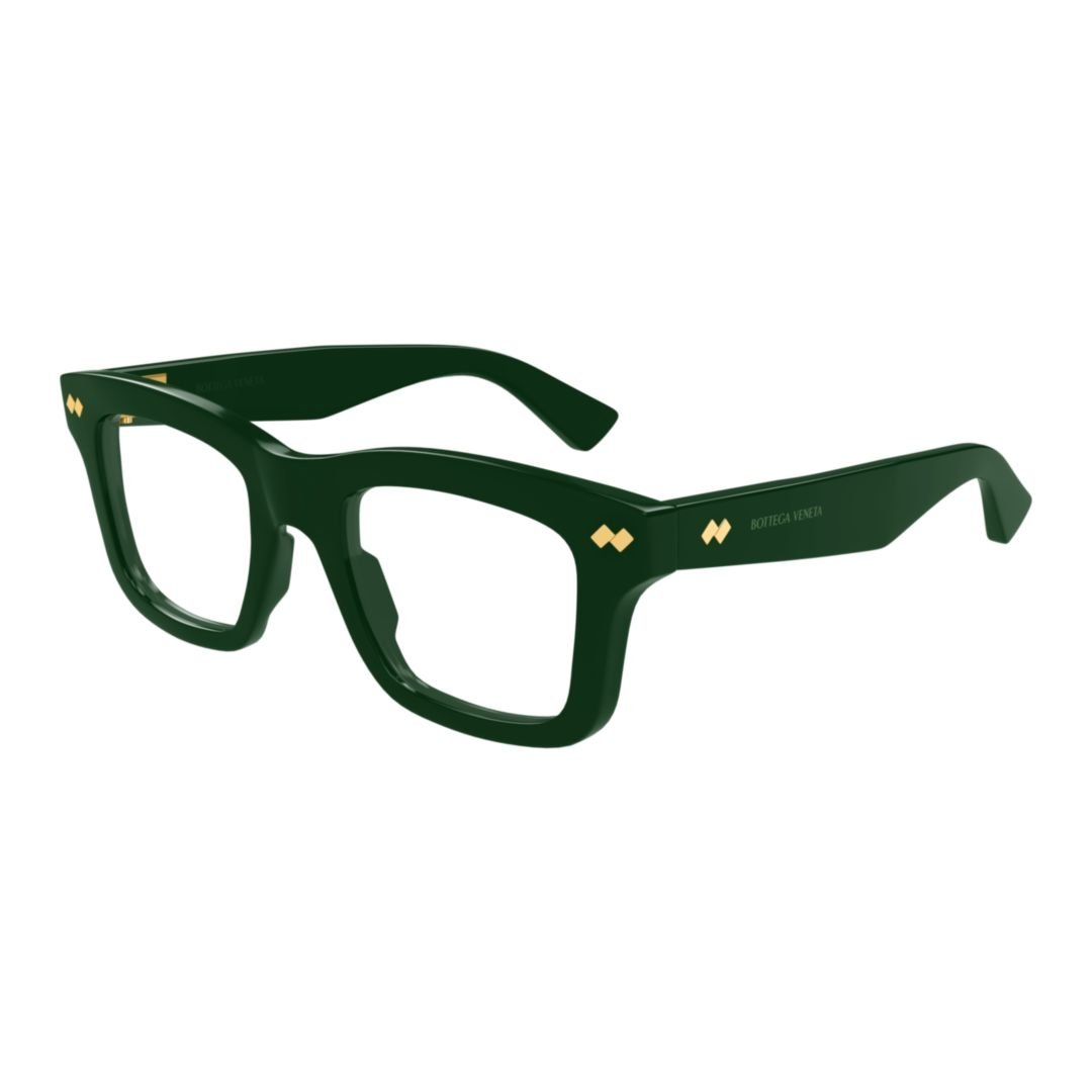 Eyeglasses Bottega Veneta BV1353O 008 Green Green Transpare 51/20/145