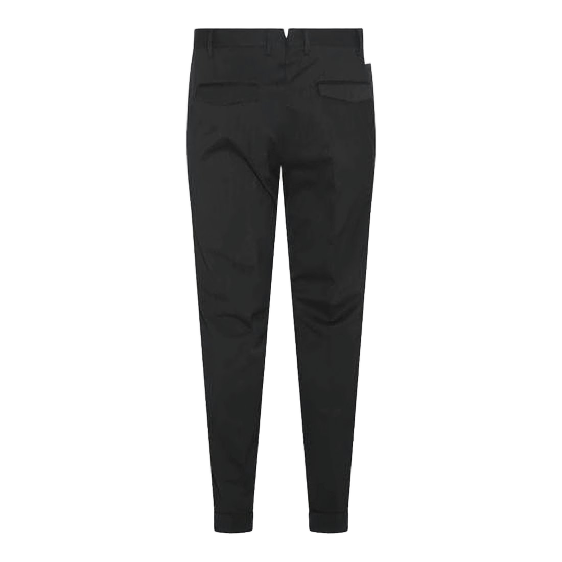 Slim-Fit Black Tailored Suit Pants
