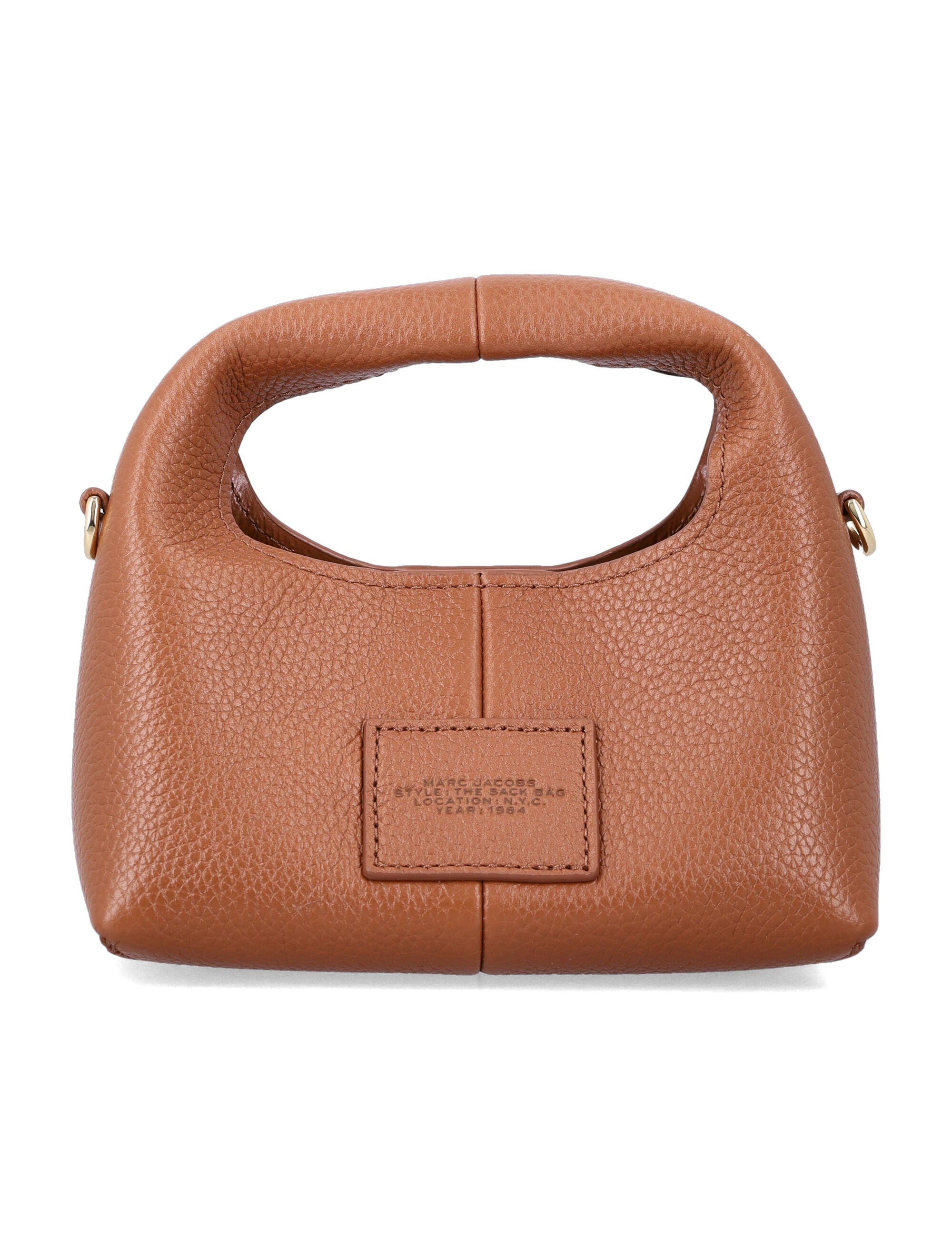 The Micro Crossbody Sack Bag In Full-Grain Leather