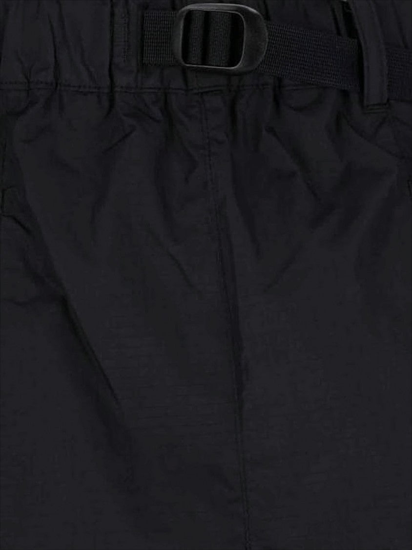 Relaxed Fit Black Shorts With Functional Pockets