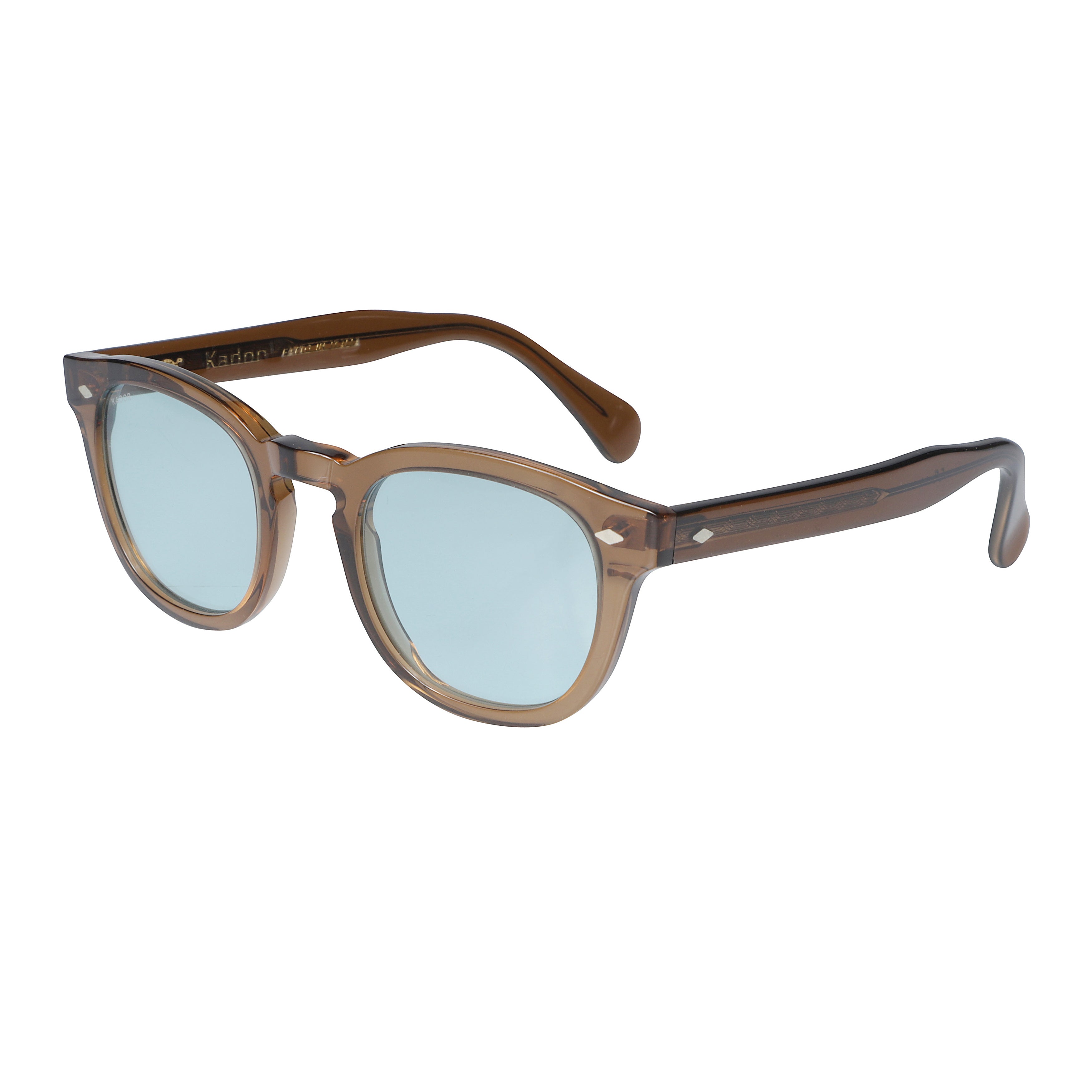 Jolly Cal 49 Translucent Brown Round Sunglasses