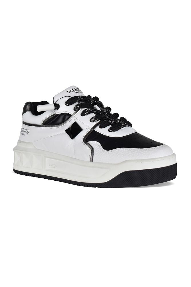 Low-Top Sneakers with Stud and Sturdy Outsole