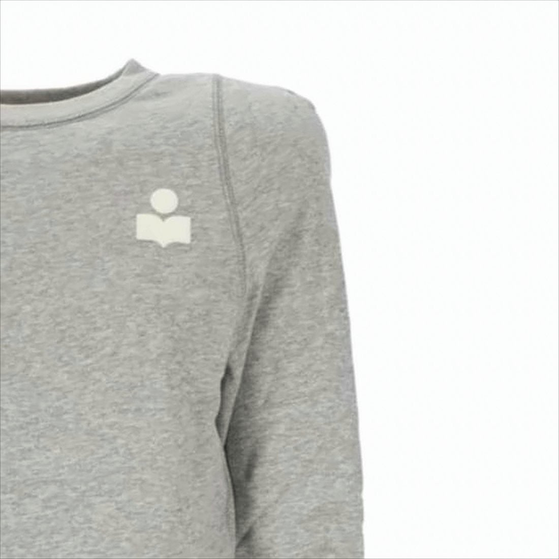 Relaxed Long-Sleeved Sweatshirt with Minimalist Logo Detail