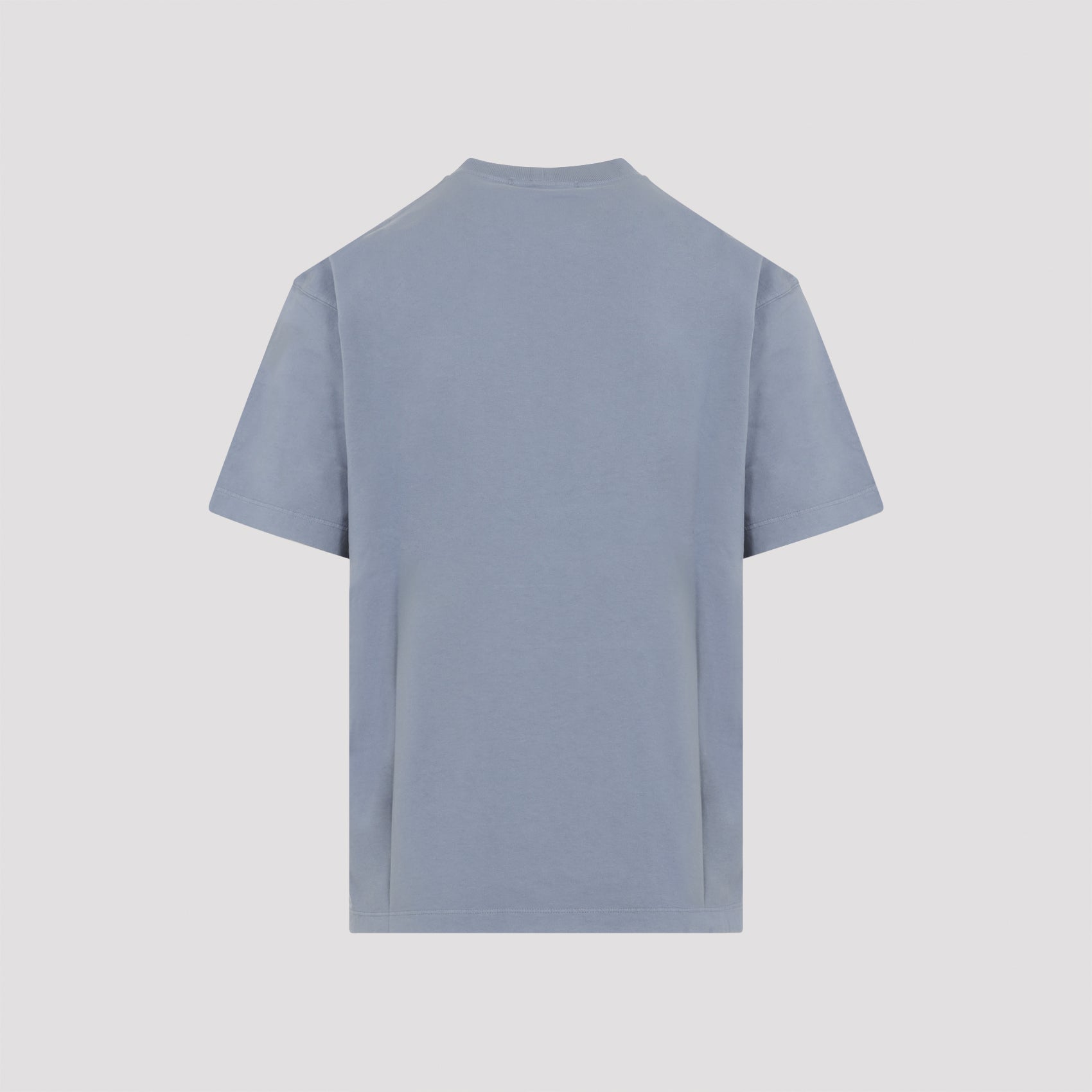 Round Neck Cotton T-Shirt With Iconic Chest Patch