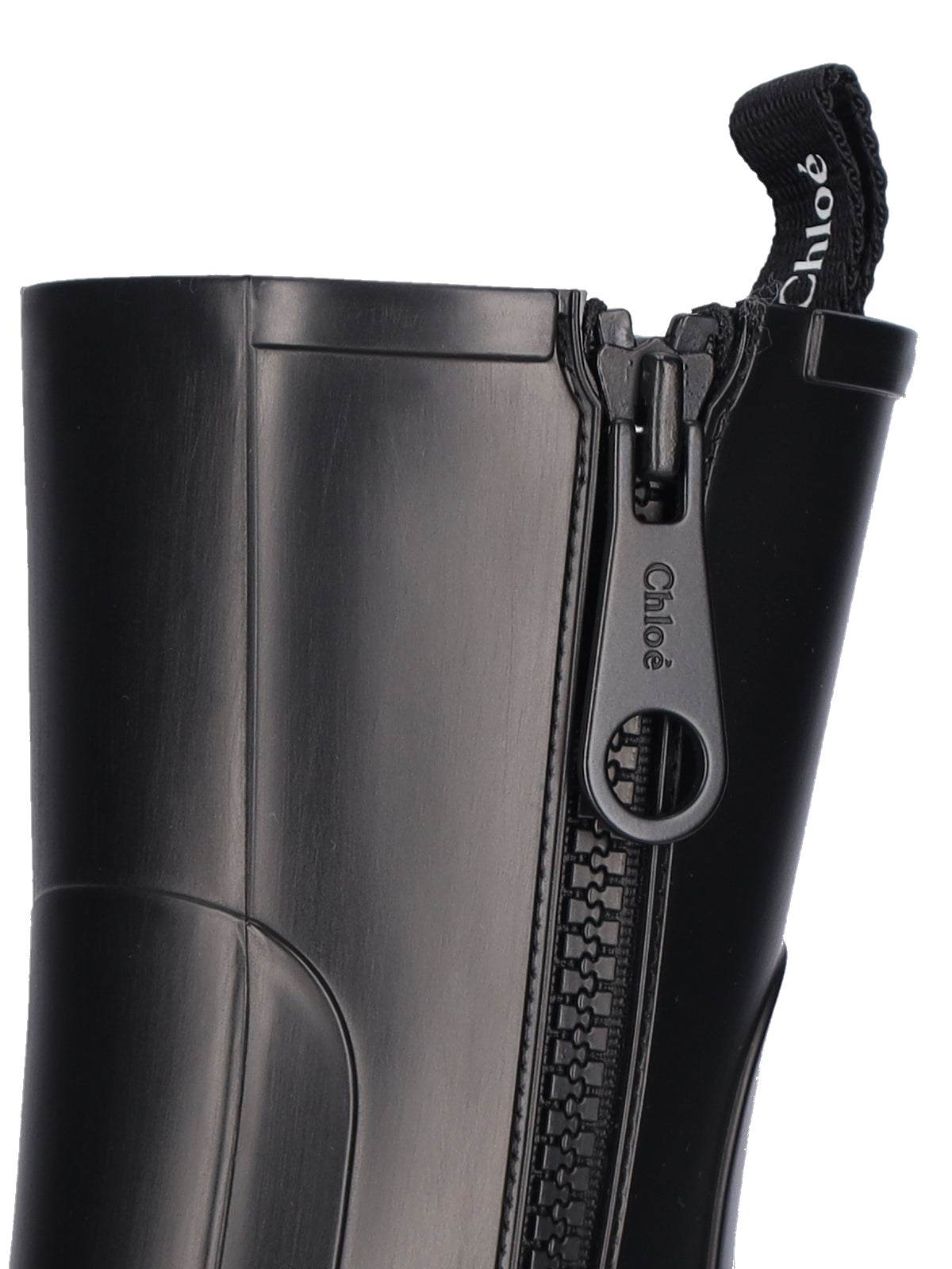 "Betty" Waterproof Boots, In Black Rubber