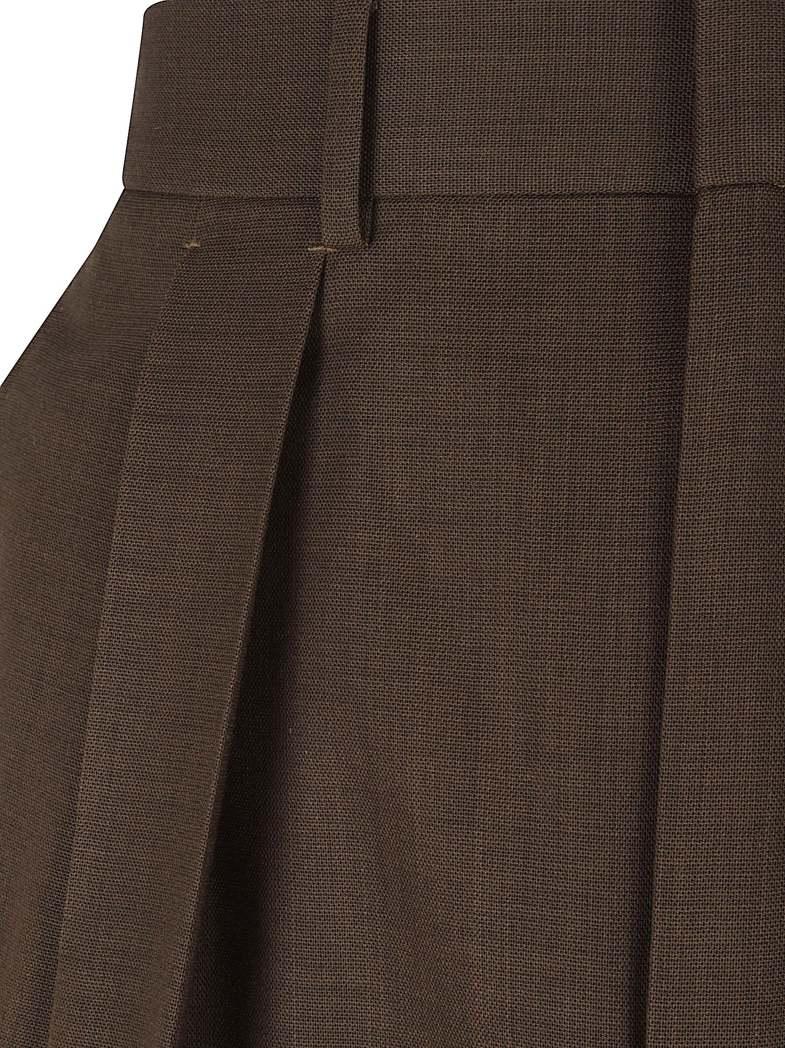 Tailored Brown Formal Trousers
