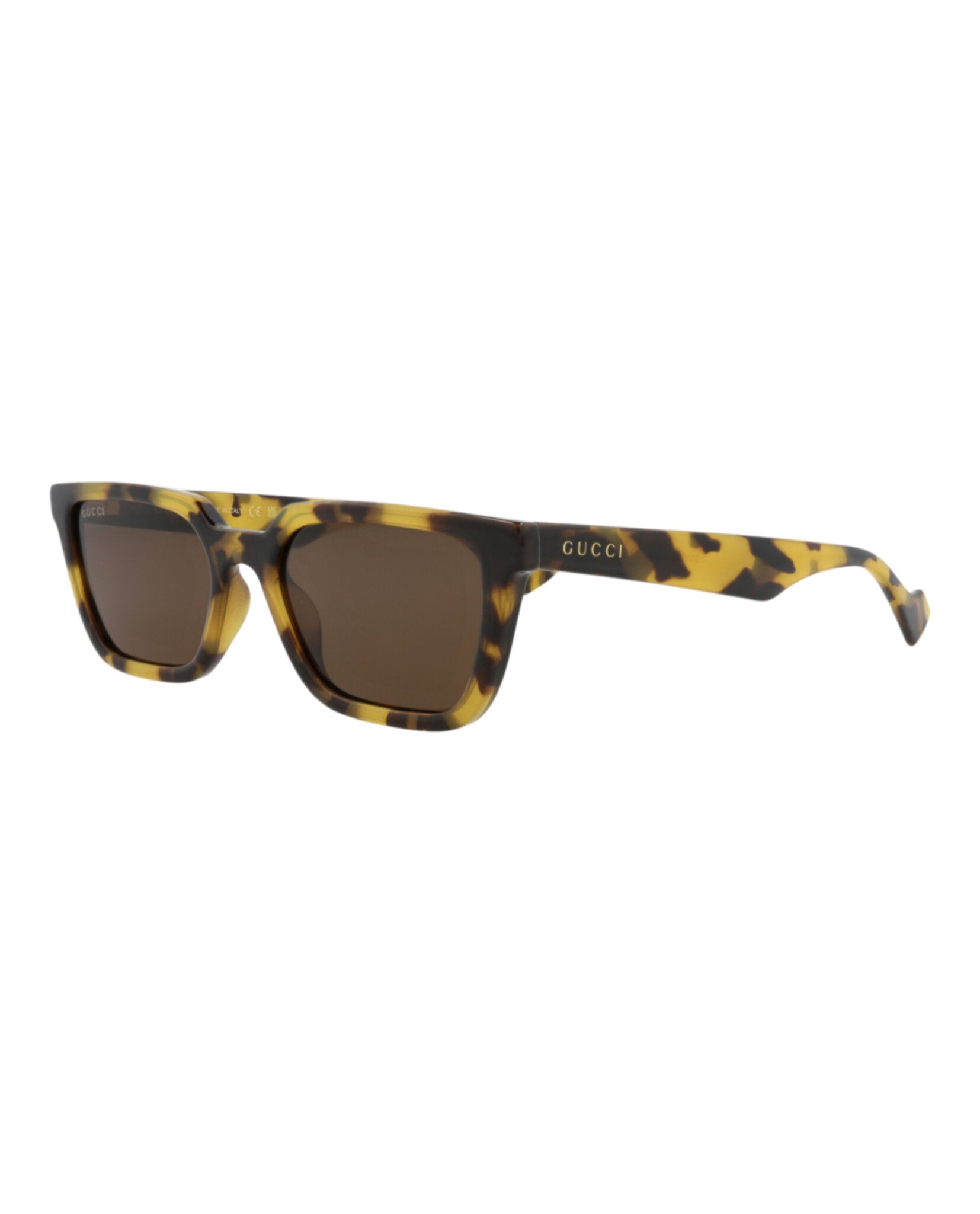 Square-Frame Injection Sunglasses