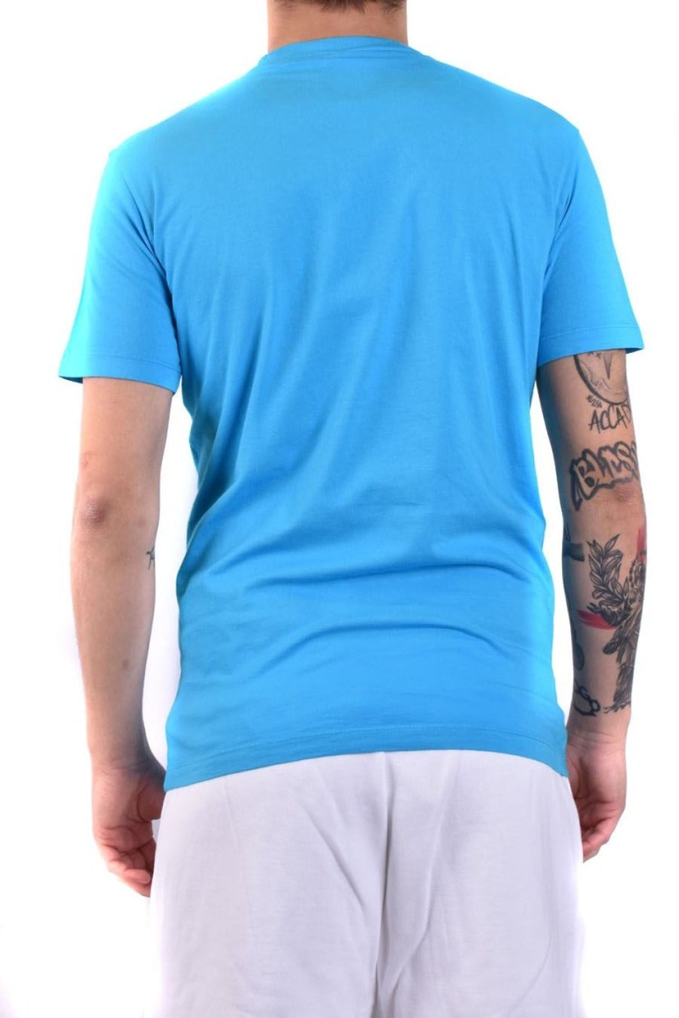 Blue Cotton Print Tee