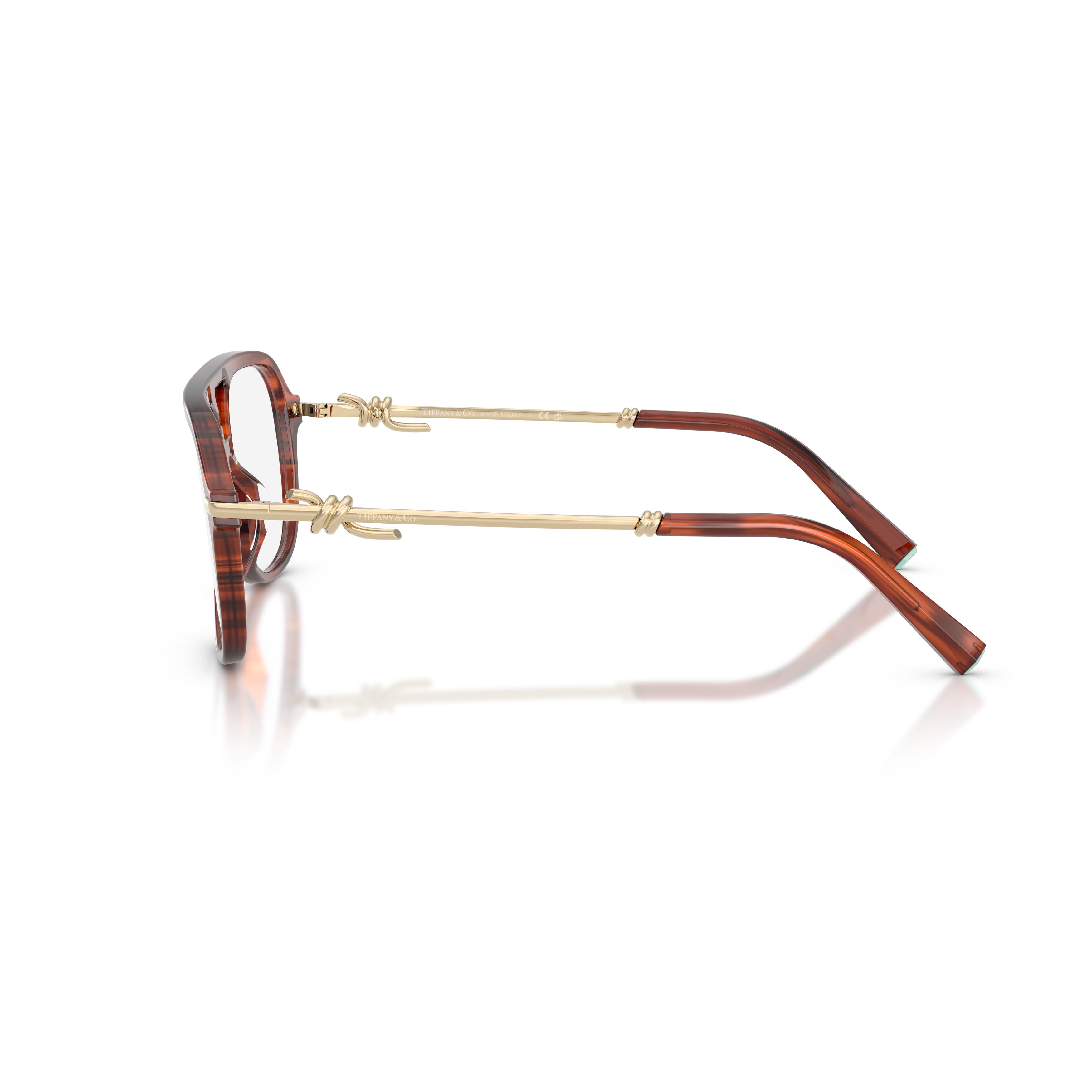 0tf2283 Aviator-Inspired Tortoiseshell Acetate Sunglasses
