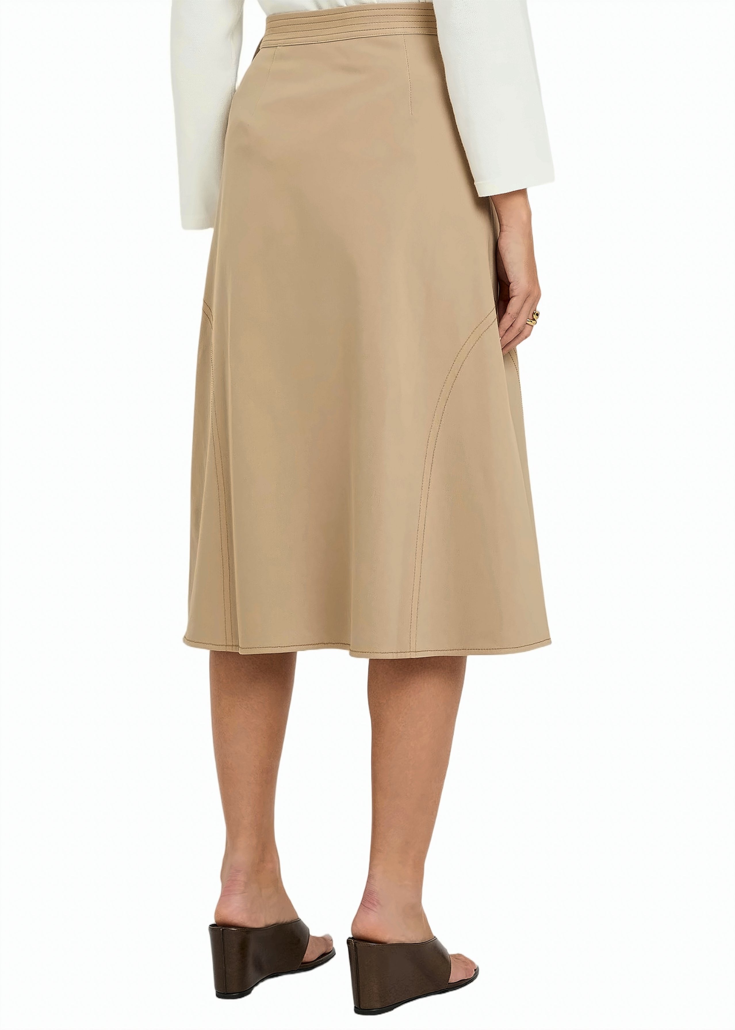 Mmlrane Flared Skirt with Elasticated Waist