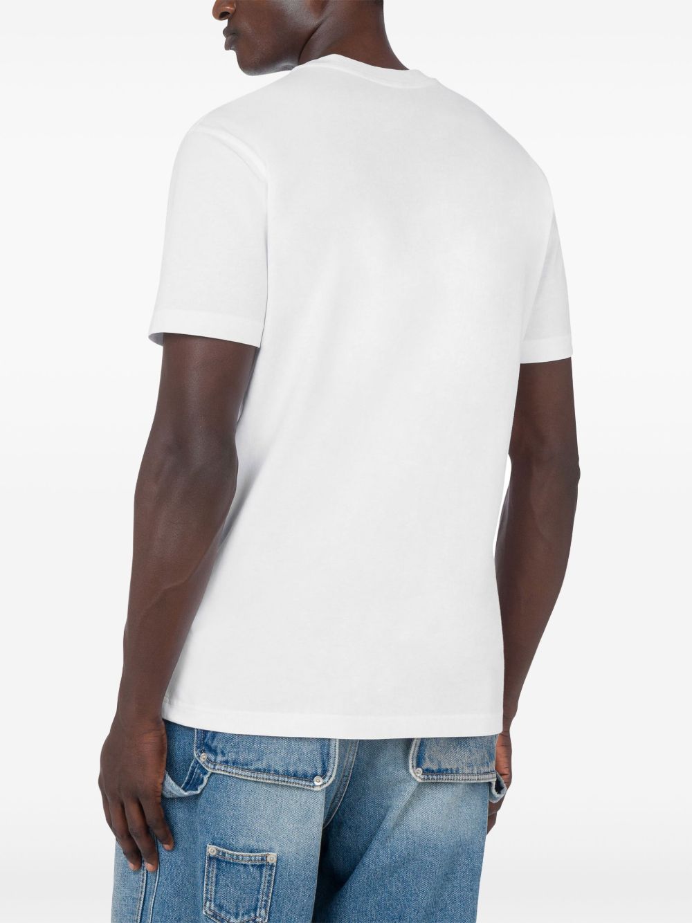 Short-Sleeve T-Shirt with Subtle Embroidery