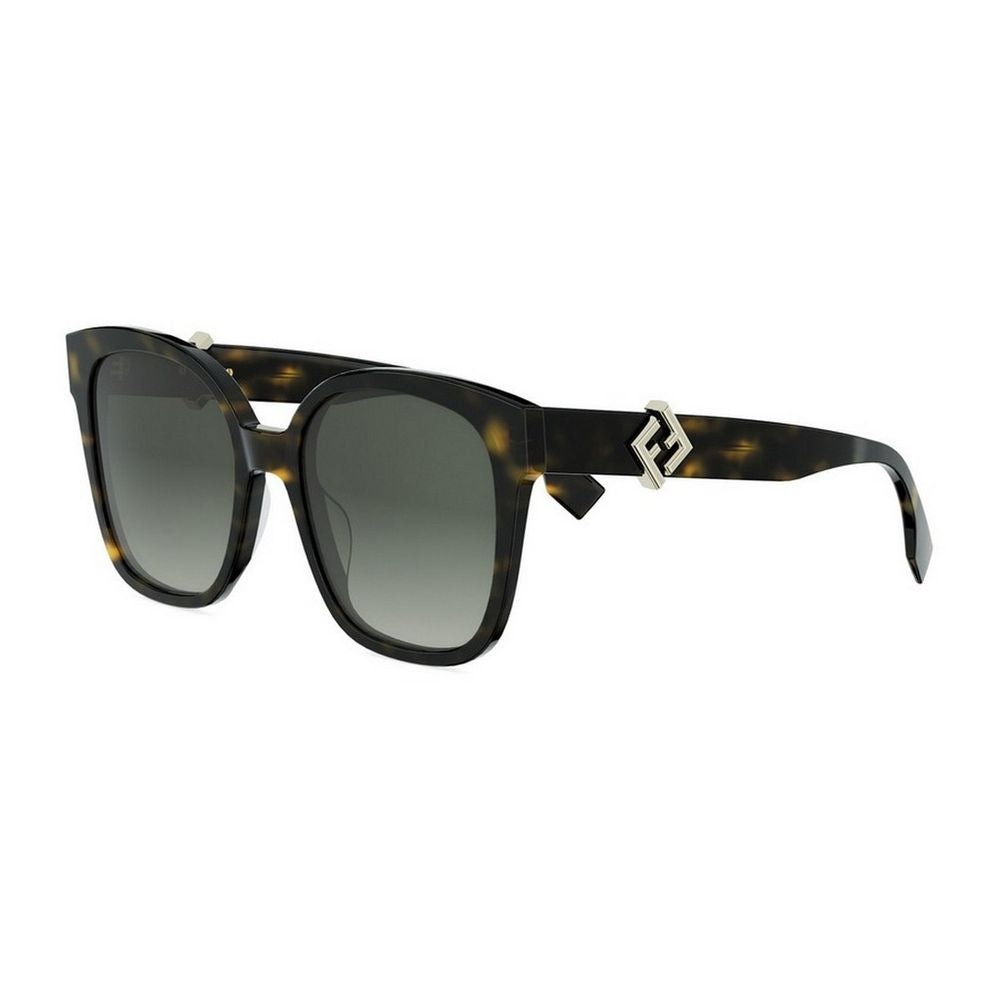 Ff Diamonds Oversized Square Acetate Sunglasses