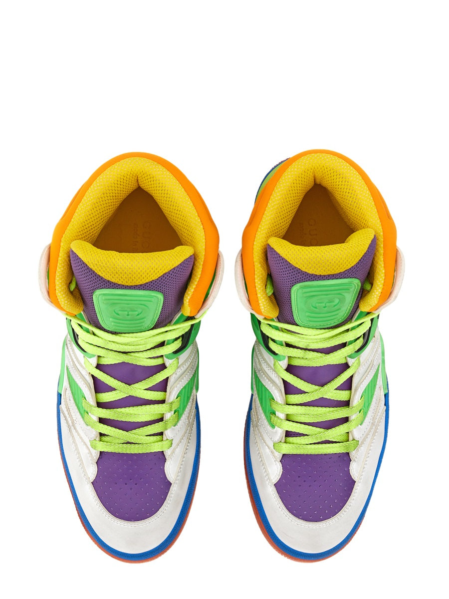 White Minimalistic Sneakers with Rubber Sole