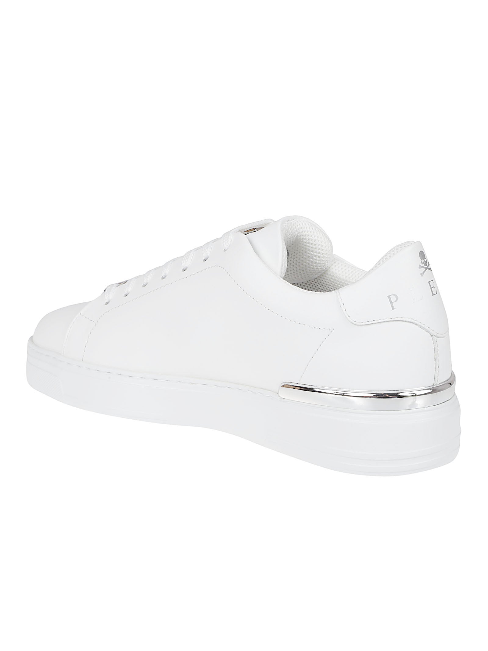 Low-Top Sneakers with Metallic Accents