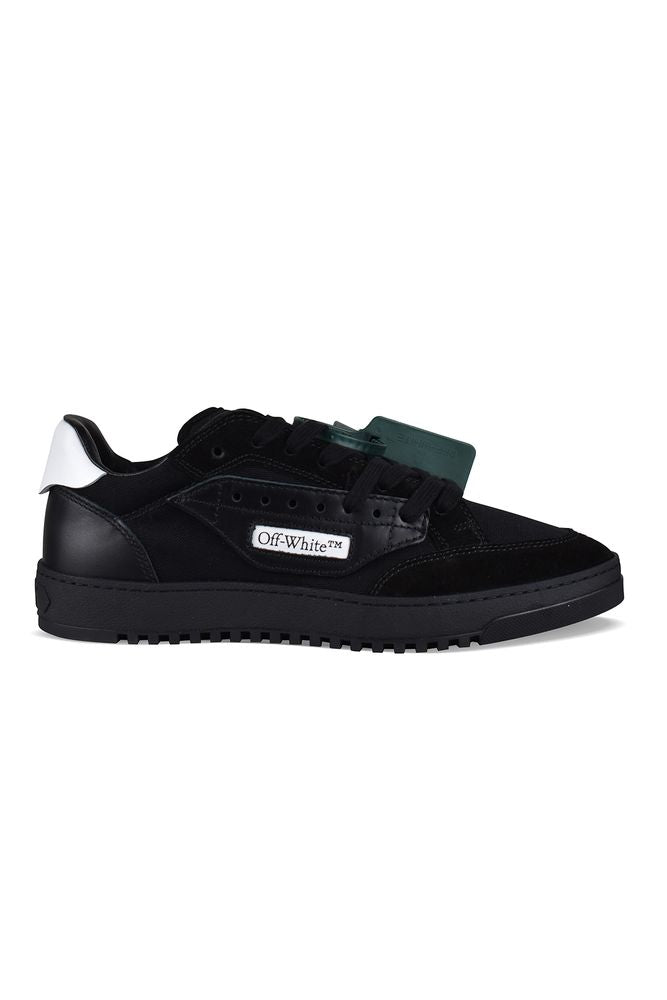 Low-Top Sneakers With Suede, Leather