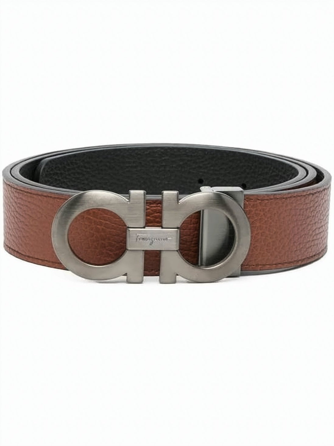 Textured Calf Leather Belt
