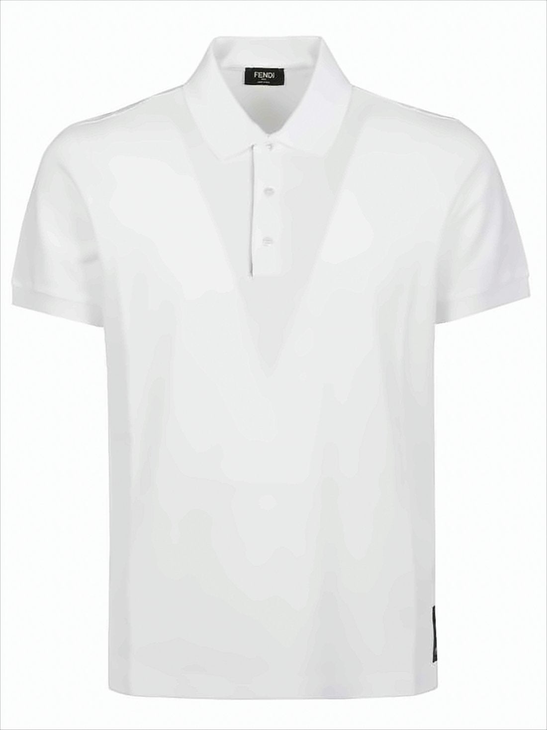 Minimalist White Polo Shirt with Traditional Collar