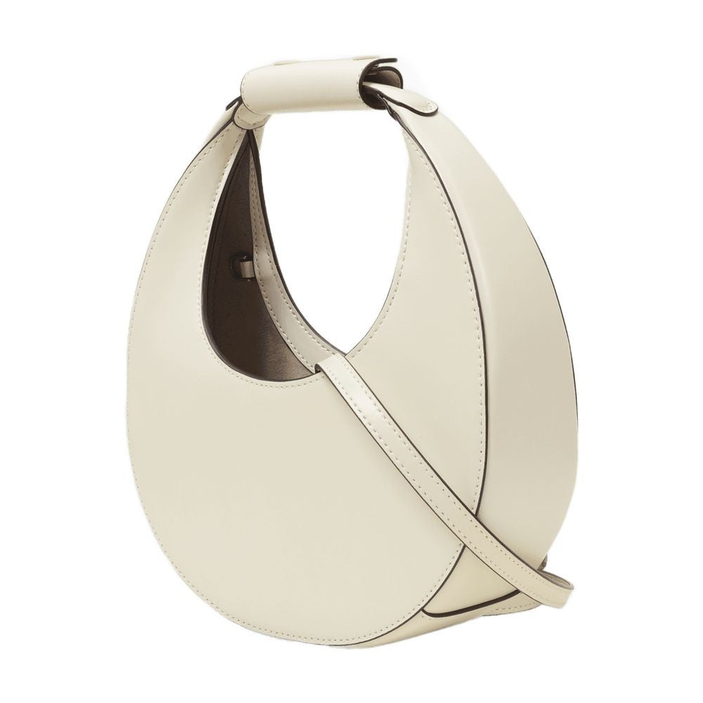 Mini Moon Crossbody - Cream - Leather